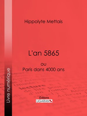 cover image of L'an 5865